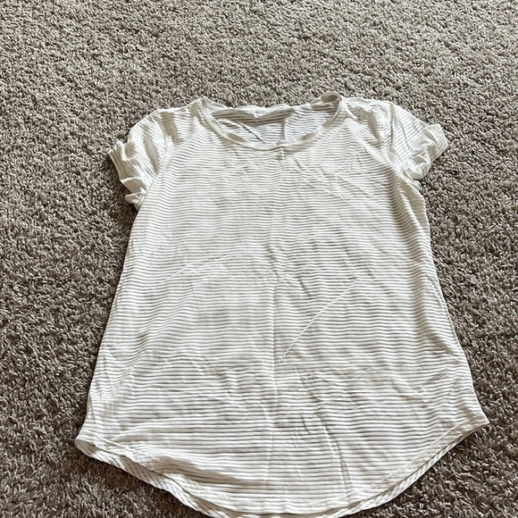 Lululemon see through white sports top - Picture 3 of 5